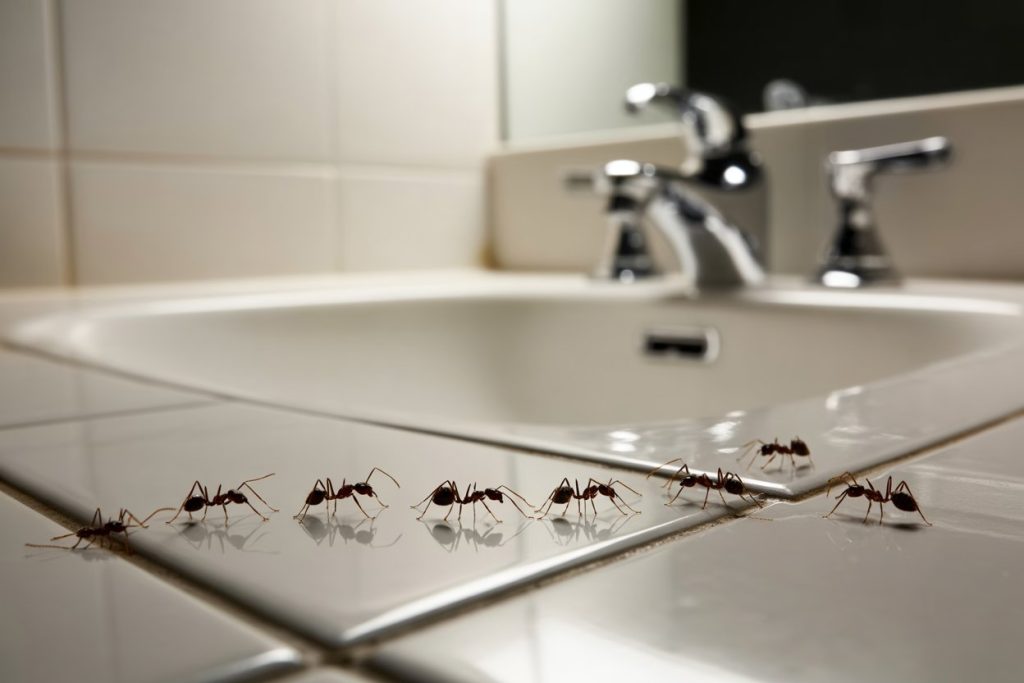 Types of Ants Commonly Found in Bathrooms