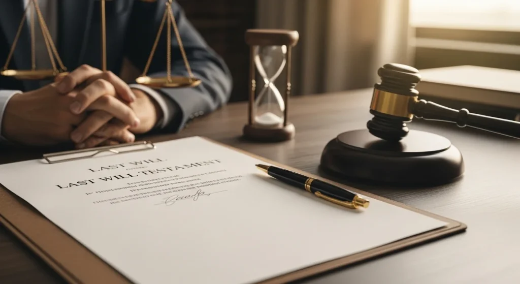 How long can probate take if there is a valid will shown with signed will documents and a judge’s gavel
